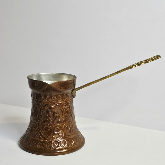 Vintage Turkish Copper Cezve Ibrik Briki